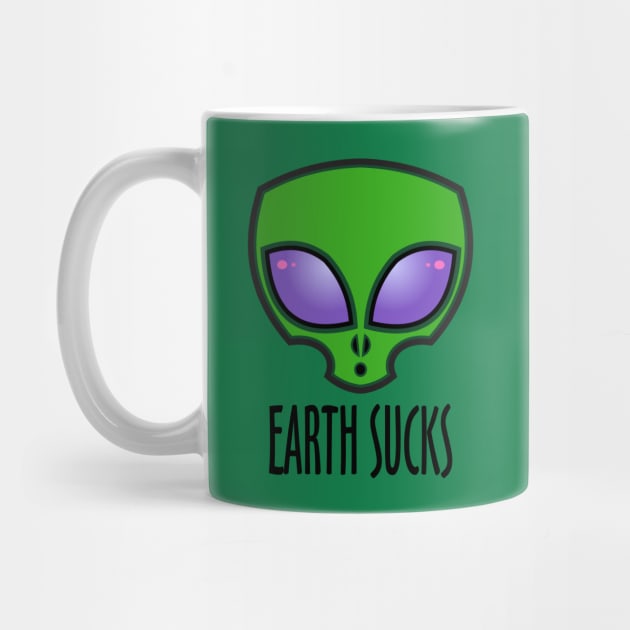 Earth Sucks by DavesTees